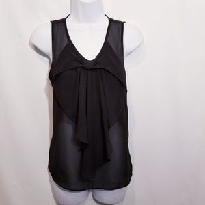 IZ Byers Black Sheer Top